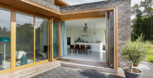 Houten vouwwand Solarlux Woodline